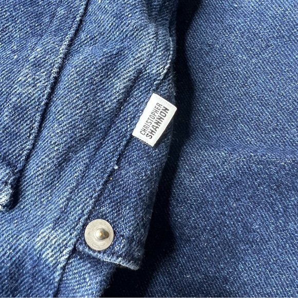 Christopher Shannon Colorblock Denim Jeans Street Wear - Picture 6 of 9